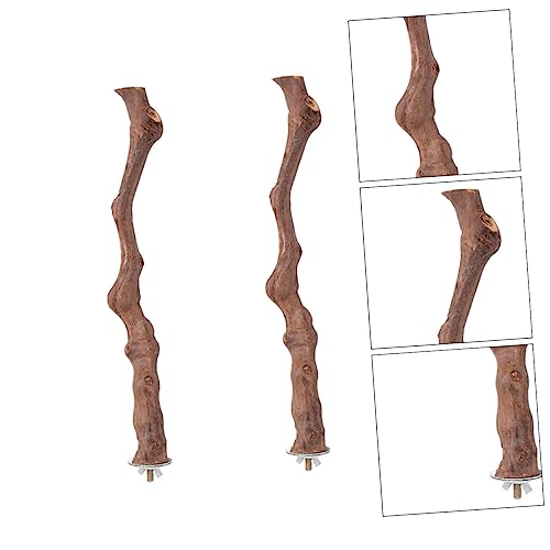 POPETPOP 2 Stücke Papagei Vogel Papageien Nahrungssuche Ai Barsch Zubehör Pole Papagei Stehen Papagei Schleifen Stick Holz Ständer Für Papagei Log von POPETPOP