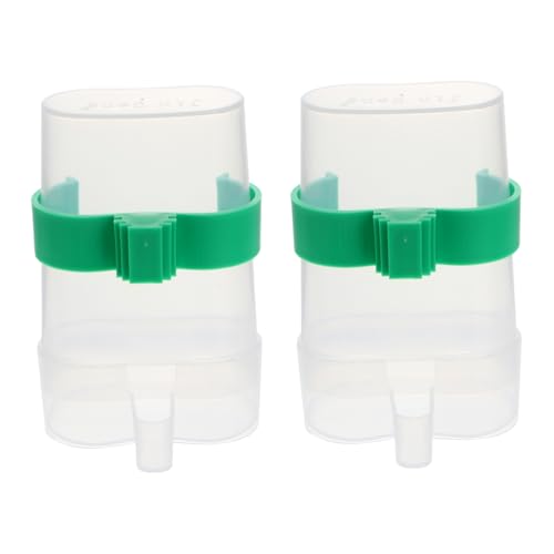 POPETPOP 2stücke Trinkflasche Für Papagei Aus Kunststoff Mit Automatischem Nachfüllen Für Kleine Vögel Und Volierenvögel Als Vogeltränke Und Vogelfutterbehälter POPETPOP 2stücke Trinkflasche Für Papagei Aus Kunststoff Mit Automatischem Nachfüllen Für Kleine Vögel Und Volierenvögel Als Vogeltränke Und Vogelfutterbehälter von POPETPOP