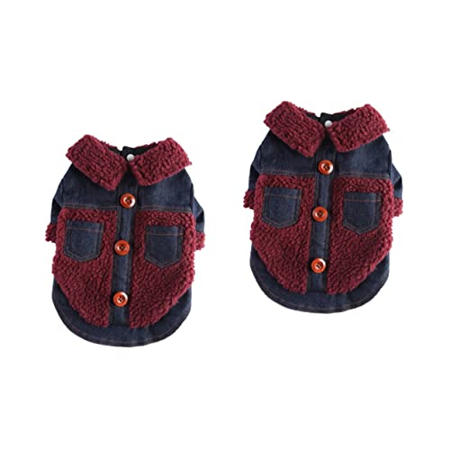 POPETPOP 2-teilige Hochwertige Haustierkleidung Bequeme Hundejacke Für Wärme Leicht Und Einfach Zu Tragen POPETPOP 2-teilige Hochwertige Haustierkleidung Bequeme Hundejacke Für Wärme Leicht Und Einfach Zu Tragen von POPETPOP