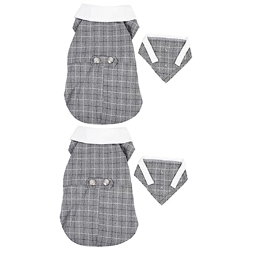 POPETPOP 2st Haustieranzug Haustier Stilvolle Kleidung Verstellbarer Hunde-Smoking Abriebfeste Hundebekleidung Haustierzubehör Hundekostüme Für Halloween Shirt Polyester Einstellbar POPETPOP 2st Haustieranzug Haustier Stilvolle Kleidung Verstellbarer Hunde-Smoking Abriebfeste Hundebekleidung Haustierzubehör Hundekostüme Für Halloween Shirt Polyester Einstellbar von POPETPOP