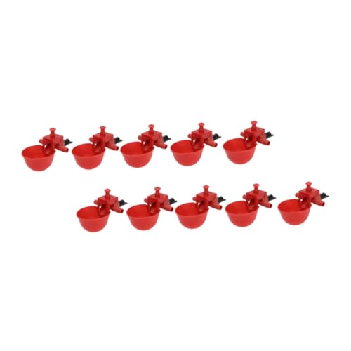 POPETPOP 22St Automatische Trinkschale geflügel tränke hühner wasserspender rote Trinkgläser Hühnertränken Trinkbecher für Geflügel praktischer Wasserspender für Geflügel gewidmet Zubringer POPETPOP 22St Automatische Trinkschale geflügel tränke hühner wasserspender rote Trinkgläser Hühnertränken Trinkbecher für Geflügel praktischer Wasserspender für Geflügel gewidmet Zubringer von POPETPOP