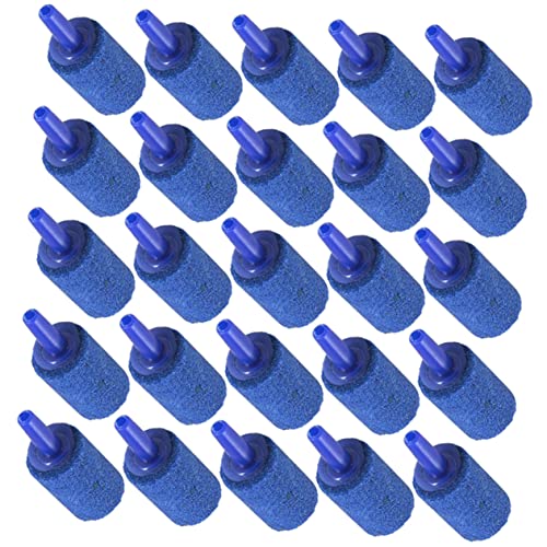 POPETPOP Aquarium Bubbler Set 25pcs Zylinder Blase Luft Steine ​​für Aquarium Blasen von POPETPOP