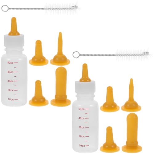 POPETPOP 2Satz Fütterungsflaschen für Haustiere Milchflasche für Welpen Kätzchen und Kleine Teiliges mit Reinigungsbürste und Praktischer Haustierzubehör POPETPOP 2Satz Fütterungsflaschen für Haustiere Milchflasche für Welpen Kätzchen und Kleine Teiliges mit Reinigungsbürste und Praktischer Haustierzubehör von POPETPOP