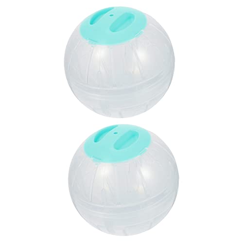 POPETPOP 2St Hamster Laufball Hamster hamsterspielzeug Transparenter Laufball hamsterzubehör Hamsterräder Hamstertunnel lustiges Haustierspielzeug Hamster-Übungsbälle Plastik Blue POPETPOP 2St Hamster Laufball Hamster hamsterspielzeug Transparenter Laufball hamsterzubehör Hamsterräder Hamstertunnel lustiges Haustierspielzeug Hamster-Übungsbälle Plastik Blue von POPETPOP