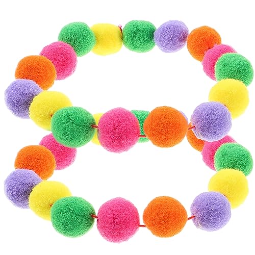 POPETPOP Verstellbares Kätzchenhalsband 2 Stück mit Plüschball Katzenhalsband für Haustiere für Partys und Alltag Langlebig und Pflegeleicht von POPETPOP