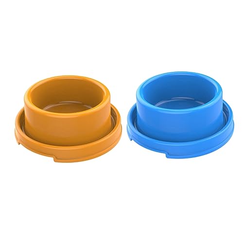 POPETPOP 2St Hundefutter pet Supplies Haustierfutterautomat Schüssel für Haustiere Hundenapf für mittelgroße Hunde verschütten doppelt Futternapf für Hunde Futterautomat für Haustiere von POPETPOP