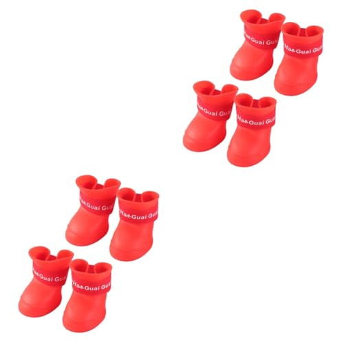 POPETPOP 2st Schneeschuhe Für Hunde ACH Schuhe Große Hundeschuhe Bonbonfarben Hund Schneeschuhe Latex-überschuhe Für Regen Hundepfotenschutz Welpe Stiefel Haustier Rot POPETPOP 2st Schneeschuhe Für Hunde ACH Schuhe Große Hundeschuhe Bonbonfarben Hund Schneeschuhe Latex-überschuhe Für Regen Hundepfotenschutz Welpe Stiefel Haustier Rot von POPETPOP