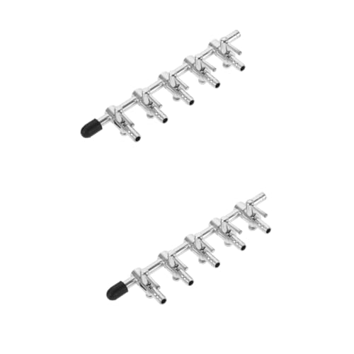 POPETPOP 2St Luftmengenregulierventil Luftstromregelung für Aquarien Aquariumventil für Luftpumpe sauerstoffpumpe luftverteiler Splitter für Fischtanks Luftstromventile für Fischbecken von POPETPOP