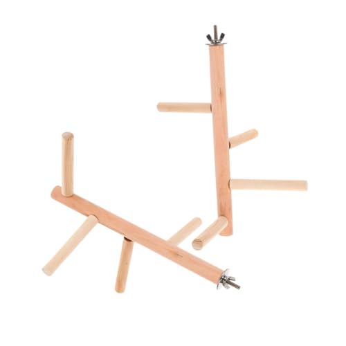 POPETPOP Vogel Sitzstange Ständer für Käfig Papagei Niststation Holz Vogel Spielzeug Sicher Vogel Sitzstange Zubehör POPETPOP Vogel Sitzstange Ständer für Käfig Papagei Niststation Holz Vogel Spielzeug Sicher Vogel Sitzstange Zubehör von POPETPOP
