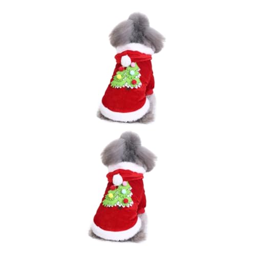 POPETPOP 2St hundekostü Weihnachten Weihnachtspullover Weihnachtsmann Anzug Welpen-Hoodie Hundet-Shirt Kleidung Kleider Hund Weihnachtstuch Haustier-Partykostü Halloween Kürbis ältere rot POPETPOP 2St hundekostü Weihnachten Weihnachtspullover Weihnachtsmann Anzug Welpen-Hoodie Hundet-Shirt Kleidung Kleider Hund Weihnachtstuch Haustier-Partykostü Halloween Kürbis ältere rot von POPETPOP