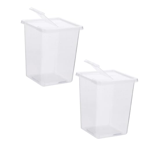 POPETPOP 2er-Box Aufzuchtbox Für Insekten Stange Reptil Drachen Mit Haube Käfig Mini-echsenhaus Gehäuse Spinne Kiste Befestigung Luftbefeuchter Tierpfleger Lüfter Tank Pp POPETPOP 2er-Box Aufzuchtbox Für Insekten Stange Reptil Drachen Mit Haube Käfig Mini-echsenhaus Gehäuse Spinne Kiste Befestigung Luftbefeuchter Tierpfleger Lüfter Tank Pp von POPETPOP