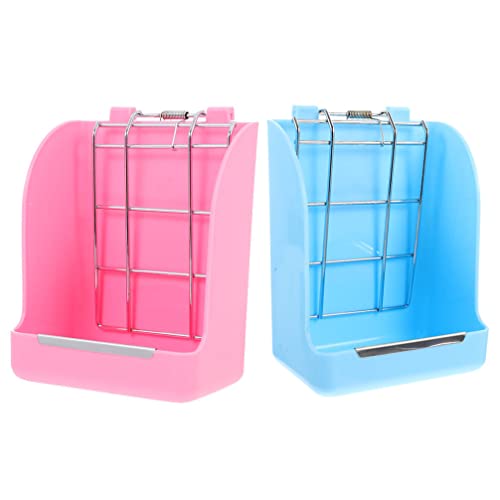 POPETPOP Hasenzubehör 2pcs Kaninchen Heuhalter Bunny Feeding Rack Pet Cage Feeder Hamster Feeder Zubehör Für Hamster von POPETPOP