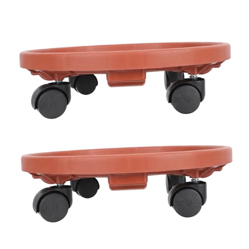 POPETPOP 2st Blumentopf Rollen Tablett Leistung Conditioner Tragbar Logo Geführte Leuchtreklamen Blumentopf Basis Aufhänger Unterstützung Pflanzenständer Film Brown Recycelter Kunststoff POPETPOP 2st Blumentopf Rollen Tablett Leistung Conditioner Tragbar Logo Geführte Leuchtreklamen Blumentopf Basis Aufhänger Unterstützung Pflanzenständer Film Brown Recycelter Kunststoff von POPETPOP