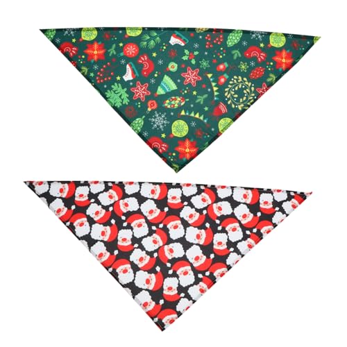 POPETPOP 2st Dreieckstuch Für Haustiere Geburtstag des Hundes Hundebürste Kopftuch Für Haustiere Haustier Speichel Haustierleine Weihnachtskostüm Für Haustiere Hundespeichel Welpe Polyester POPETPOP 2st Dreieckstuch Für Haustiere Geburtstag des Hundes Hundebürste Kopftuch Für Haustiere Haustier Speichel Haustierleine Weihnachtskostüm Für Haustiere Hundespeichel Welpe Polyester von POPETPOP