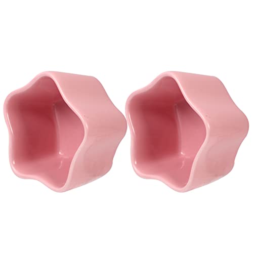 POPETPOP 2 Pcs Keramik Schalen für Hamster Meerschweinchen Haustier Schüssel Attraktive Stern Design Leicht Zu Reinigen POPETPOP 2 Pcs Keramik Schalen für Hamster Meerschweinchen Haustier Schüssel Attraktive Stern Design Leicht Zu Reinigen von POPETPOP