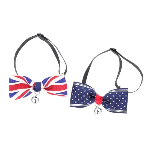 POPETPOP 2st Haustier Fliege Hunde Welpen Bulldoggen Bestickt Hund Kette Halsband Hund Schleife Halsband Hausgemacht Bausatz Krawatte XXS Flagge Wurf Kragen Anhänger Polyester POPETPOP 2st Haustier Fliege Hunde Welpen Bulldoggen Bestickt Hund Kette Halsband Hund Schleife Halsband Hausgemacht Bausatz Krawatte XXS Flagge Wurf Kragen Anhänger Polyester von POPETPOP