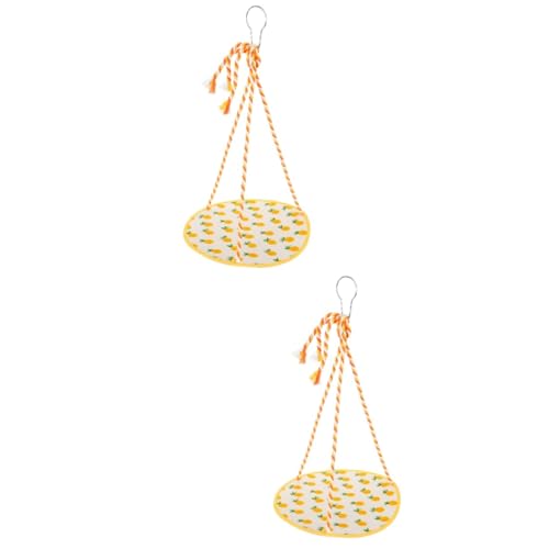 POPETPOP 2st Haustier Hängematte Eidechsen-hängematten Hängematte Für Käfig Leopardgecko-hängematten Hamsterzubehör Für Käfige Kleintierhängematte Zubehör Für Reptilien Stoff Yellow POPETPOP 2st Haustier Hängematte Eidechsen-hängematten Hängematte Für Käfig Leopardgecko-hängematten Hamsterzubehör Für Käfige Kleintierhängematte Zubehör Für Reptilien Stoff Yellow von POPETPOP