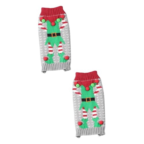 POPETPOP 2st Haustier Hund Pullover Bekleidung Weihnachtspullover Für Hunde Kätzchen-welpen-Pullover Weihnachtlicher Gestrickter Pyjama Hund Warme Kleidung Golden Retriever Haustier-Outfit POPETPOP 2st Haustier Hund Pullover Bekleidung Weihnachtspullover Für Hunde Kätzchen-welpen-Pullover Weihnachtlicher Gestrickter Pyjama Hund Warme Kleidung Golden Retriever Haustier-Outfit von POPETPOP