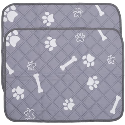 POPETPOP 2pcs Waschbar Pads Hund Urin Matte Pet Pee Decke Waschbar Pet Pee Pads von POPETPOP