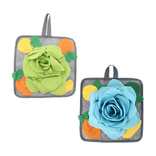 POPETPOP 2st Kaninchen-schnüffelpad Matten Für Hunde Kaninchen-Puzzle-Decke Zur Bereicherung Für Hunde Welpen Schnüffelmatte Hund Kaut Futtermatte Für Kaninchen Käfig Polarfleece POPETPOP 2st Kaninchen-schnüffelpad Matten Für Hunde Kaninchen-Puzzle-Decke Zur Bereicherung Für Hunde Welpen Schnüffelmatte Hund Kaut Futtermatte Für Kaninchen Käfig Polarfleece von POPETPOP