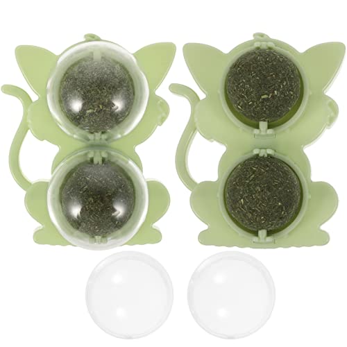 POPETPOP 2st Katzenspielzeug Leckbare Süßigkeiten Katzenzahnbürstenspielzeug Katzenzahnreinigung Katzensnacks Leckbar Kauspielzeug Für Kätzchen Katze Leckt Ball Rotieren Plastik Katzenminze POPETPOP 2st Katzenspielzeug Leckbare Süßigkeiten Katzenzahnbürstenspielzeug Katzenzahnreinigung Katzensnacks Leckbar Kauspielzeug Für Kätzchen Katze Leckt Ball Rotieren Plastik Katzenminze von POPETPOP