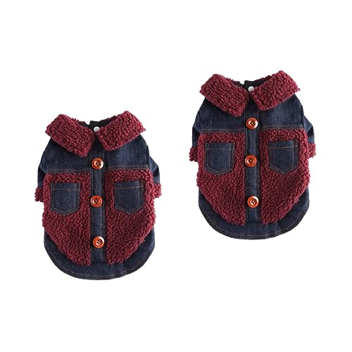 POPETPOP 2st Kleidung Für Haustiere Warmes Winter-hundekostü Hundebekleidung Für Den Winter Denim-hundepyjama Hundekleidung Für Den Winter Hundemäntel Einstellen Polyester Reißverschluss POPETPOP 2st Kleidung Für Haustiere Warmes Winter-hundekostü Hundebekleidung Für Den Winter Denim-hundepyjama Hundekleidung Für Den Winter Hundemäntel Einstellen Polyester Reißverschluss von POPETPOP