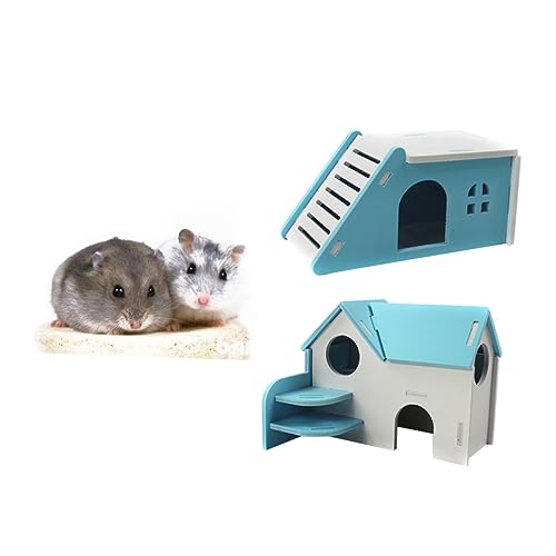 POPETPOP Safe Fun Hamsterhaus Aus PVC 2 Etagen Bett Verstecke Für Ratten Und Mäuse POPETPOP Safe Fun Hamsterhaus Aus PVC 2 Etagen Bett Verstecke Für Ratten Und Mäuse von POPETPOP