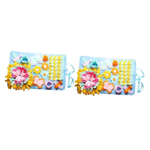 POPETPOP 2 Stücke Bunte Pet Snuffle Matte Hund Leckerli Feeder Puzzle Spielzeug Leckerli Abgabe Hund Spielzeug Für Haustier POPETPOP 2 Stücke Bunte Pet Snuffle Matte Hund Leckerli Feeder Puzzle Spielzeug Leckerli Abgabe Hund Spielzeug Für Haustier von POPETPOP