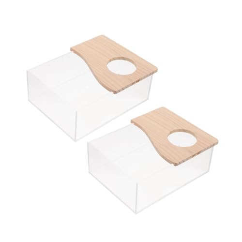 POPETPOP 2st Sandbad Für Hamster Transparenter Badebehälter Empfindlicher Hamsterbadebehälter Bodenbad Behälter Hamsterversorgung Badebehälter Für Den Haushalt Acryl Wanne Haustierzubehör POPETPOP 2st Sandbad Für Hamster Transparenter Badebehälter Empfindlicher Hamsterbadebehälter Bodenbad Behälter Hamsterversorgung Badebehälter Für Den Haushalt Acryl Wanne Haustierzubehör von POPETPOP