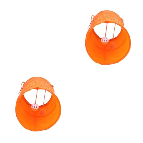 POPETPOP 2-Teiliges Spielset Für Drinnen Draußen Spielzeug Hasen Spielzeug Kaninchenspielzeug Katzentunnel Spielzeug Welpentunnel Indoor-Katzenspieltunnel Für Drinnen Katzen von POPETPOP