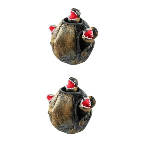 POPETPOP 2 Stücke Dinosaurier Haustier Spielzeug Training Gesangs Puppe Set Mit Plüsch Material Für Katze Hund POPETPOP 2 Stücke Dinosaurier Haustier Spielzeug Training Gesangs Puppe Set Mit Plüsch Material Für Katze Hund von POPETPOP