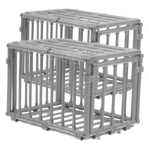 POPETPOP 2stücke Mini Käfig Modell Tier Käfig Modell Abs Material Spielzeug Für Schlafzimmer Wohnzimmer Küche DIY Bastelarbeiten POPETPOP 2stücke Mini Käfig Modell Tier Käfig Modell Abs Material Spielzeug Für Schlafzimmer Wohnzimmer Küche DIY Bastelarbeiten von POPETPOP