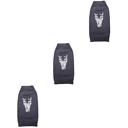 POPETPOP 3-teiliges Haustier-Kleidungsset Mit Elchmuster Hundepullover Warm Und Bequem Bezaubernde Hundekleidung Für Besondere Anlässe POPETPOP 3-teiliges Haustier-Kleidungsset Mit Elchmuster Hundepullover Warm Und Bequem Bezaubernde Hundekleidung Für Besondere Anlässe von POPETPOP