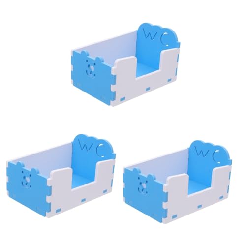 POPETPOP 3 Stück Abnehmbare Becken Haustier Toilette Für Hamster Meerschweinchen Leichtes Robustes Material POPETPOP 3 Stück Abnehmbare Becken Haustier Toilette Für Hamster Meerschweinchen Leichtes Robustes Material von POPETPOP