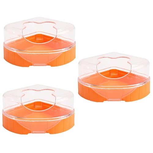 POPETPOP 3 Hamster-Badezimmer-Toilette Transparente Wanne Hamster-Sandbad Rennmaus-Sand Hamster-Sandbad-Behälter Stabiles Hamster-Badezimmer Hamsterhaus Transparentes POPETPOP 3 Hamster-Badezimmer-Toilette Transparente Wanne Hamster-Sandbad Rennmaus-Sand Hamster-Sandbad-Behälter Stabiles Hamster-Badezimmer Hamsterhaus Transparentes von POPETPOP