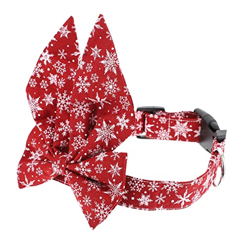 POPETPOP 3stücke Einstellbares Weihnachts-hundehalsband Mit Schleife Dekoratives Katzenhalsband Für Haustiere Für Feste Partys Und Fotos Aus Hautfreundlich Und Bequem POPETPOP 3stücke Einstellbares Weihnachts-hundehalsband Mit Schleife Dekoratives Katzenhalsband Für Haustiere Für Feste Partys Und Fotos Aus Hautfreundlich Und Bequem von POPETPOP