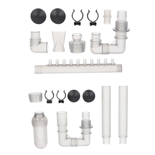 POPETPOP 3 Sätze Aquarium-Wassereinlass-Auslassrohr-Set Externer Filter: asserrohr-Armaturen - Wassereinlauf-Ausflussrohr Aquarium-Filterteile POPETPOP 3 Sätze Aquarium-Wassereinlass-Auslassrohr-Set Externer Filter: asserrohr-Armaturen - Wassereinlauf-Ausflussrohr Aquarium-Filterteile von POPETPOP