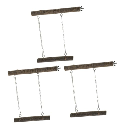 POPETPOP 3 Sätze Papageienschaukel Sittichkäfig Vogelkäfig Sittiche Spielzeug Papageienspielzeug Papageienbarsch Vogelspielzeug Für Sittiche Massivholz Hölzern Vogel Stehende Stange POPETPOP 3 Sätze Papageienschaukel Sittichkäfig Vogelkäfig Sittiche Spielzeug Papageienspielzeug Papageienbarsch Vogelspielzeug Für Sittiche Massivholz Hölzern Vogel Stehende Stange von POPETPOP