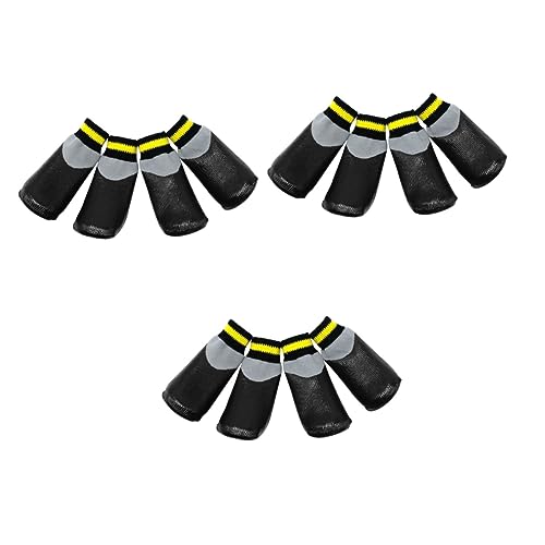 POPETPOP 3 Sets Hund Welpen Schuhe Regen Booties Socken Gummi Sohle-Schnee-Beweis Größe Von POPETPOP 3 Sets Hund Welpen Schuhe Regen Booties Socken Gummi Sohle-Schnee-Beweis Größe Von von POPETPOP