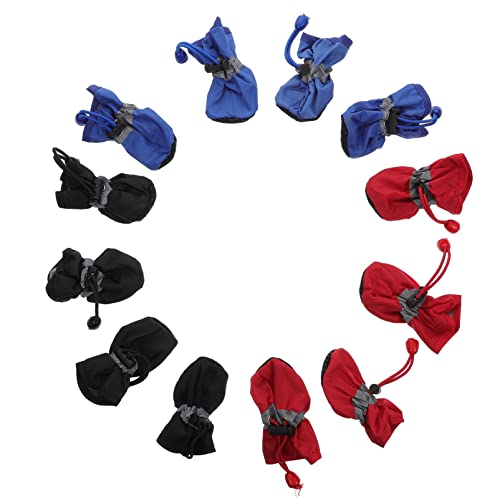 POPETPOP 3 Sätze Stiefel Für Haustierhunde Autositz Für Hunde Hunde-hosenträgerstiefel Regenstiefel Für Welpen Hundestiefel Für Heiße Fahrbahn Welpenschuhe Hundeschuhe Für Züchten Nylontuch POPETPOP 3 Sätze Stiefel Für Haustierhunde Autositz Für Hunde Hunde-hosenträgerstiefel Regenstiefel Für Welpen Hundestiefel Für Heiße Fahrbahn Welpenschuhe Hundeschuhe Für Züchten Nylontuch von POPETPOP