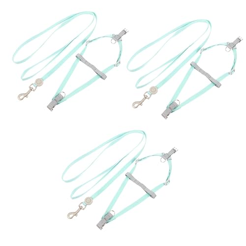 POPETPOP 3 Sets Haustier- Und Leinen-Set Escape-Design Für Katzen Und Kätzchen Und Leine Einfach Einzustellen Und Bequem POPETPOP 3 Sets Haustier- Und Leinen-Set Escape-Design Für Katzen Und Kätzchen Und Leine Einfach Einzustellen Und Bequem von POPETPOP