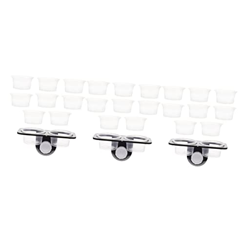 POPETPOP Reptichip 3 Sets Reptilienschale Glasspender Glasbehälter Klarbehälter Schildkröten-Badeschale Reptilien-Trinkbecken Schildkrötenschale Reptilienfutterbecken Futtermittel POPETPOP Reptichip 3 Sets Reptilienschale Glasspender Glasbehälter Klarbehälter Schildkröten-Badeschale Reptilien-Trinkbecken Schildkrötenschale Reptilienfutterbecken Futtermittel von POPETPOP