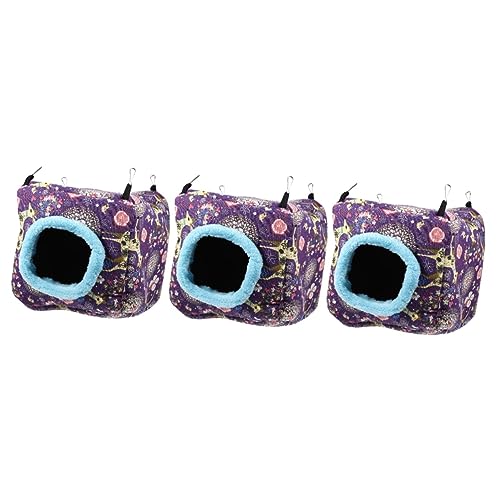 POPETPOP 3 Stücke Warme Nest Bett Für Eichhörnchen Meerschweinchen Chinchilla Hamster Komfortable Ruhe POPETPOP 3 Stücke Warme Nest Bett Für Eichhörnchen Meerschweinchen Chinchilla Hamster Komfortable Ruhe von POPETPOP