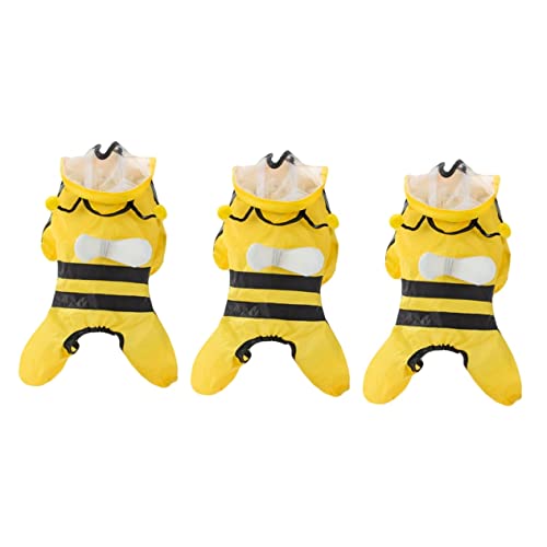 POPETPOP Regenmantel Für Haustiere 3 Stück Haustier-Regenmantel Gelber Regenmantel Gelber Anzug Leichte Regenjacke Hunde-Regenjacke Welpe Slicker Hunde-Regenponchojacke Mit Kapuze POPETPOP Regenmantel Für Haustiere 3 Stück Haustier-Regenmantel Gelber Regenmantel Gelber Anzug Leichte Regenjacke Hunde-Regenjacke Welpe Slicker Hunde-Regenponchojacke Mit Kapuze von POPETPOP