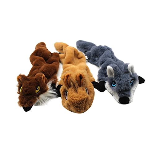 POPETPOP 3stücke Teiliges Plüsch Quietschspielzeug Für Haustiere Interaktives Kau Und Spielzeug Mit Süßen Tiermotiven Squirrel Dog Für Und Katzen POPETPOP 3stücke Teiliges Plüsch Quietschspielzeug Für Haustiere Interaktives Kau Und Spielzeug Mit Süßen Tiermotiven Squirrel Dog Für Und Katzen von POPETPOP