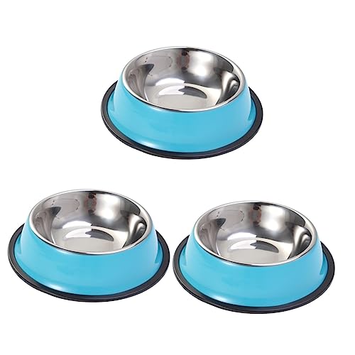 POPETPOP 3 Stücke Hund Angehoben Schüssel Haustier Schüssel Edelstahl Hund Feeder 18cm Skid-beständig Basis POPETPOP 3 Stücke Hund Angehoben Schüssel Haustier Schüssel Edelstahl Hund Feeder 18cm Skid-beständig Basis von POPETPOP