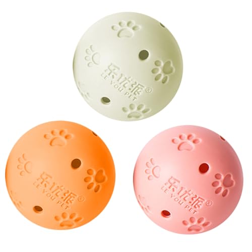 POPETPOP 3 Stück Katzenspielzeug Katzenkugel sankastenspielsachen Katzen katzenpflege cat Activity Haustier Ball quietschend Crinkle Cat - für Katzengellen von POPETPOP