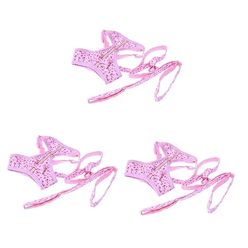 POPETPOP 3-teiliges Hunde- Und Leinenset Größe S Bis M Mit Blumenhalsband Und Brustgurt Bequem Und Atmungsaktiv POPETPOP 3-teiliges Hunde- Und Leinenset Größe S Bis M Mit Blumenhalsband Und Brustgurt Bequem Und Atmungsaktiv von POPETPOP