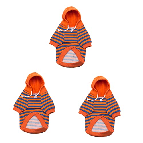 POPETPOP 3-teiliges Superweiches Hundeshirt Für Haustiere Atmungsaktiver Haustier-Pyjama Haustier-Overall Streifen Modische Haustierbekleidung Aus Baumwolle Für Besondere Anlässe POPETPOP 3-teiliges Superweiches Hundeshirt Für Haustiere Atmungsaktiver Haustier-Pyjama Haustier-Overall Streifen Modische Haustierbekleidung Aus Baumwolle Für Besondere Anlässe von POPETPOP