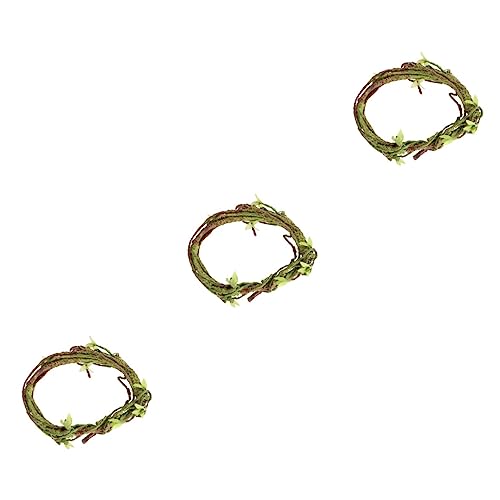 POPETPOP 3 Stücke Künstliche Blätter Gefälschte Hängende Weinblätter Pflanze Blätter Girlande Für Reptilien Lebensraum Landschaft Simulation Reben von POPETPOP
